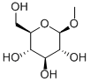 甲基-Β-D-吡喃葡萄糖苷半水合物 结构式