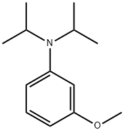 N,N-DIISOPROPYL-3-METHOXYANILINE 结构式