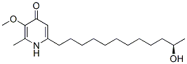 6-[(11R)-11-hydroxydodecyl]-3-methoxy-2-methyl-1H-pyridin-4-one 结构式