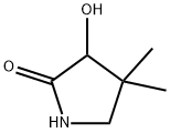 3-羟基-4,4-二甲基-2-吡咯烷酮 结构式