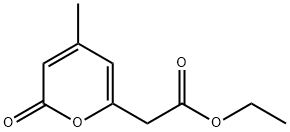 ethyl 4-methyl-2-oxo-2H-pyran-6-acetate 结构式