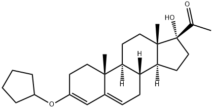 喷他孕酮 结构式