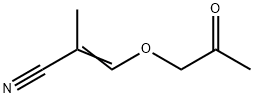 2-Propenenitrile, 2-methyl-3-(2-oxopropoxy)- (9CI) 结构式