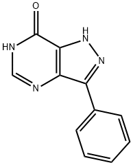 3-苯基-1,6-二氢-7H-吡唑并[4,3-D]嘧啶-7-酮 结构式