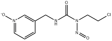 1-(2-chloroethyl)-1-nitroso-3-(3-pyridylmethyl-1-oxy)urea 结构式