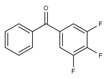 3,4,5-三氟苯甲酮 结构式