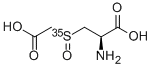 L-ALANINE, 3-[(CARBOXYMETHYL)SULFINYL-35S]- 结构式