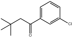 3'-CHLORO-3,3-DIMETHYLBUTYROPHENONE 结构式