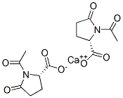 calcium bis(1-acetyl-5-oxo-L-prolinate) 结构式