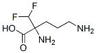2-(二氟甲基)-DL-鸟氨酸 结构式