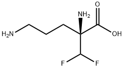 消旋型二氟甲基腈盐酸盐 结构式