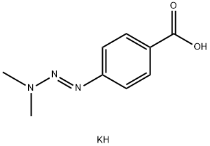 4-(3,3-Dimethyltriazen-1-yl)benzoic acid potassium salt 结构式