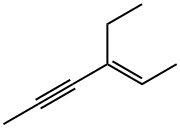 Hexa-2-yn-4-ene, 4-ethyl-,(E)- 结构式