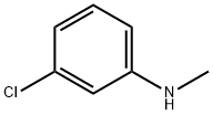 3-氯-N-甲基苯胺 结构式