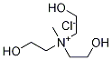 EthanaMiniuM, 2-hydroxy-N,N-bis(2-hydroxyethyl)-N-Methyl-, chloride 结构式