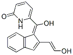 6-[Hydroxy[2-(2-hydroxyethenyl)-1H-inden-1-ylidene]methyl]-2(1H)-pyridinone 结构式