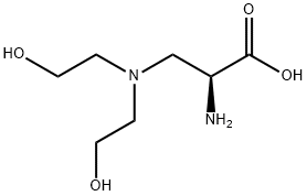 3-(N,N-二羟乙基氨基)-L-丙氨酸 结构式