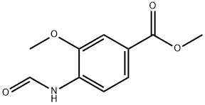 4-(甲酰氨基)-3-甲氧基苯甲酸甲酯 结构式