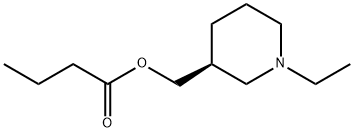 Butanoic acid, [(3S)-1-ethyl-3-piperidinyl]methyl ester (9CI) 结构式