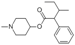 戊哌立特 结构式