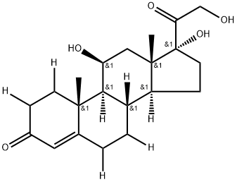 HYDROCORTISONE-[1,2,6,7-3H(N)] 结构式