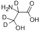 DL-丝氨酸-2,3,3-D3 结构式