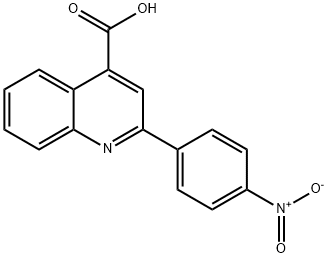 2-(4-硝基苯基)喹啉-4-羧酸 结构式