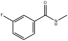 N-METHYL 3-FUOROBENZAMIDE 结构式