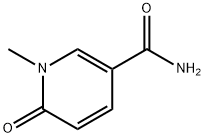 1-甲基-6-氧代吡啶-3-甲酰胺 结构式