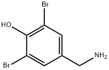 3,5-DIBROMO-4-HYDROXYBENZYLAMINE 结构式