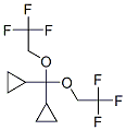 1,1'-[Bis(2,2,2-trifluoroethoxy)methylene]biscyclopropane 结构式