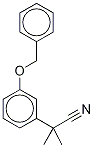 α,α-diMethyl-3-(phenylMethoxy)benzeneacetonitrile 结构式