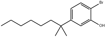 2-BroMo-5-(1,1-diMethylheptyl)phenol 结构式