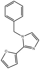 1-BENZYL-2-FURAN-2-YL-1H-IMIDAZOLE 结构式