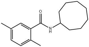 Benzamide, N-cyclooctyl-2,5-dimethyl- (9CI) 结构式