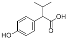 2-(4-羟基苯基)-3-甲基丁酸 结构式