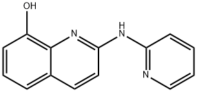 2-(吡啶-2-基氨基)喹啉-8-醇 结构式