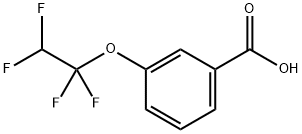 3-(1,1,2,2-四氟乙氧基)苯甲酸 结构式