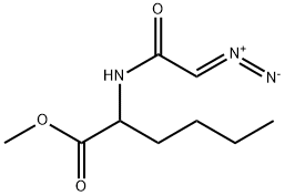 DIAZOACETYL-DL-NLE-OME 结构式