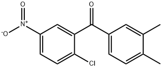 (2-Chloro-5-nitrophenyl)(3,4-dimethylphenyl)methanone