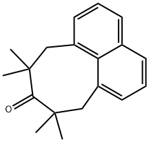 8,8,10,10-Tetramethyl-8,9,10,11-tetrahydro-7H-cycloocta[de]naphthalen-9-one 结构式