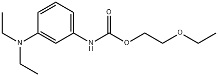 2-ethoxyethyl [3-(diethylamino)phenyl]carbamate 结构式