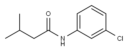 ButanaMide, N-(3-chlorophenyl)-3-Methyl- 结构式