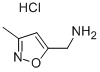 3-甲基异恶唑-5-甲胺盐酸盐 结构式