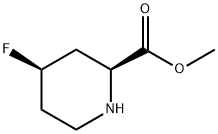 2-Piperidinecarboxylicacid,4-fluoro-,methylester,(2S,4R)-(9CI) 结构式