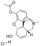 Morphine 3-acetate hydrochloride 结构式