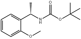 TERT-BUTYL [(1S)-1-(2-METHOXYPHENYL)ETHYL]CARBAMATE 结构式