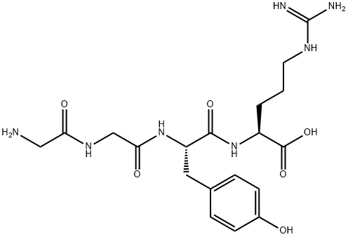 乙氨酸-乙氨酸-酪氨酸-精氨酸 结构式