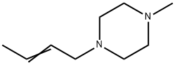 Piperazine, 1-(2-butenyl)-4-methyl- (7CI,8CI,9CI) 结构式