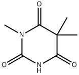 1,5,5-trimethyl-1,3-diazinane-2,4,6-trione 结构式